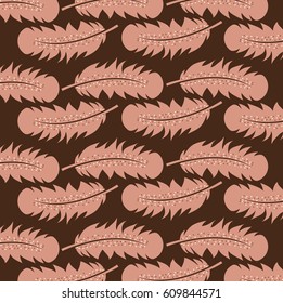 feathers background. boho style concept. colorful design. vector illustration