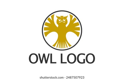 feathers, fowl, owl logo, abstract logo, animal logo, creative logo design