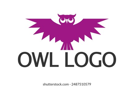 feathers, fowl, owl logo, abstract logo, animal logo, creative logo design