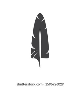 Feathers icon Vector Illustration design Logo template