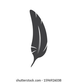 Feathers icon Vector Illustration design Logo template