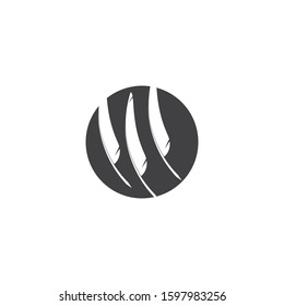 Feathers Logo Template vector symbol nature