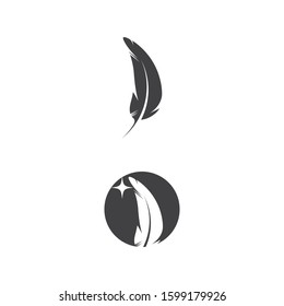 Feathers Logo Template vector symbol nature