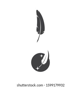 Feathers Logo Template vector symbol nature