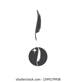 Feathers Logo Template vector symbol nature