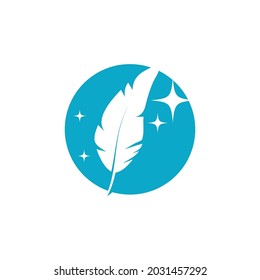 Feathers Logo Template vector symbol nature