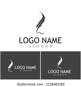 Feathers Logo Template vector symbol nature