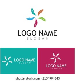 Característica del símbolo vectorial de la plantilla de logotipos