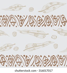 feathers ornament pattern vector nature