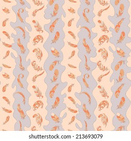 feathers pattern
