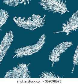 feathers pattern