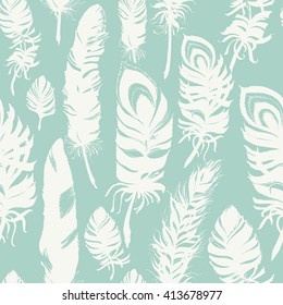Feathers pattern
