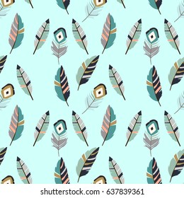 feathers pattern