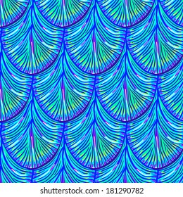 Feathers seamless background