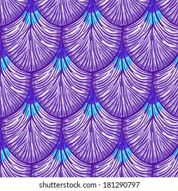 Feathers seamless background