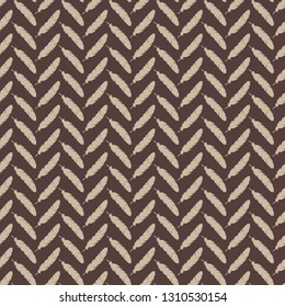 Feathers Seamless Pattern - Vintage style seamless pattern design