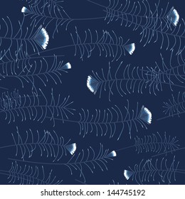 feathers, seamless vector background, eps 10