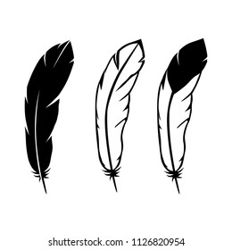 Feather dream catcher icon simple vector. Indian native 15205288 Vector Art  at Vecteezy