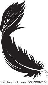 Feathers Svg, Collection black feather, Feathers Silhouette svg