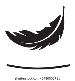 feather-soft icon vector design. soft icon vector design