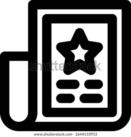 Feature Article, Cover Story, Headline Outline Icon
