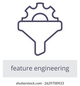 Elemento De Engenharia De Recursos Para Gráfico De Design