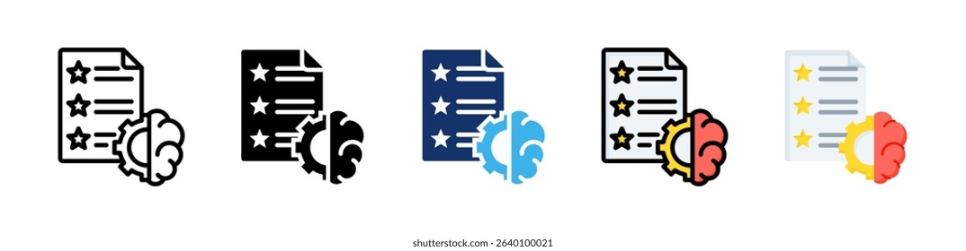 Feature Engineering Icon Collection With Multiple Styles