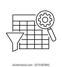 Feature Engineering – Table and Funnel Representing Selection and Transformation of Data Features