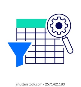 Feature Engineering – Table and Funnel Representing Selection and Transformation of Data Features