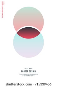 Feature geometry cover set. Fluid shapes composition. Futuristic design poster. Vector eps-10.