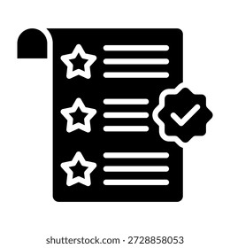 Feature Icon Glyph Style Vector Illustration