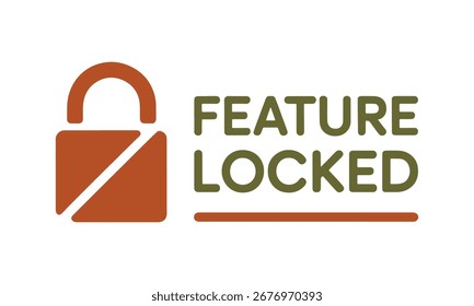 Icono Y Texto De Acceso Denegado Bloqueado