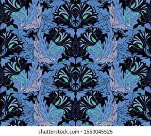 feature pattern decorated with decorative flowers Designed for fabric printing