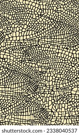 a feature pattern suitable for a textile made of snake skin