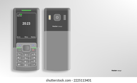 feature phone design background wallpaper vector