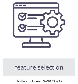 Feature Selection Element For Design Graphic
