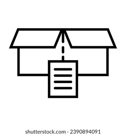 Featured product, E-Commerce line web icon. Outline icon. Vector illustration