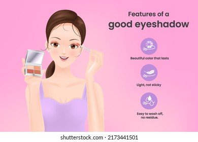 Features of a good eyeshadow