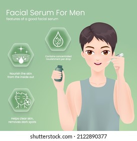 Features of a good facial serum for men