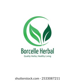  Features the logo of Borcelle Herbal, which includes the company name prominently displayed. The tagline "Quality Herbs, Healthy Living" suggests a focus on providing high-quality herbal pro