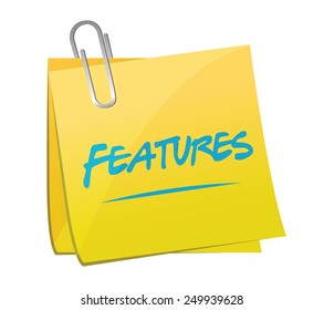 features memo post illustration design over a white background