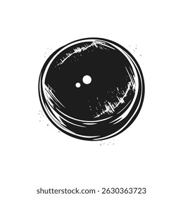 Cuenta con un diseño de salpicaduras de tinta redonda con textura abstracta, puntos blancos sutiles y un fondo transparente limpio para una integración versátil.