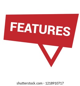 features sign,label. features speech bubble. features tag,sign,banner