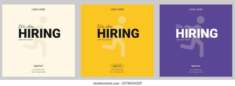 Featuring a clean, eye-catching layout, this design is fully editable and customizable, making it easy to adapt for different job roles and industries. Whether you’re a startup, corporate company, 