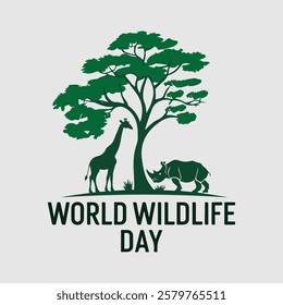 Featuring iconic wildlife, this image embodies the spirit of World Wildlife Day. Discover the wonders of the animal kingdom and learn how you can contribute to their protection and well-being.