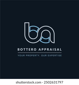  Featuring the initials "BA" in a variety of creative and visually appealing designs, these logos are ideal for real estate, appraisal, consulting, and other professional services.