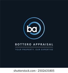  Featuring the initials "BA" in a variety of creative and visually appealing designs, these logos are ideal for real estate, appraisal, consulting, and other professional services.