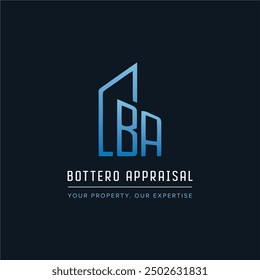  Featuring the initials "BA" in a variety of creative and visually appealing designs, these logos are ideal for real estate, appraisal, consulting, and other professional services.