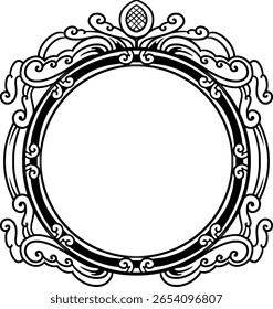 apresentando desenhos ornamentais com formas redondas e esculturas