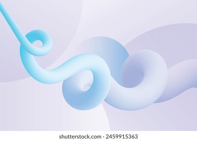 Featuring a vibrant, twisted shape with a bright gradient, this abstract artwork serves as a dynamic and elegant digital backdrop